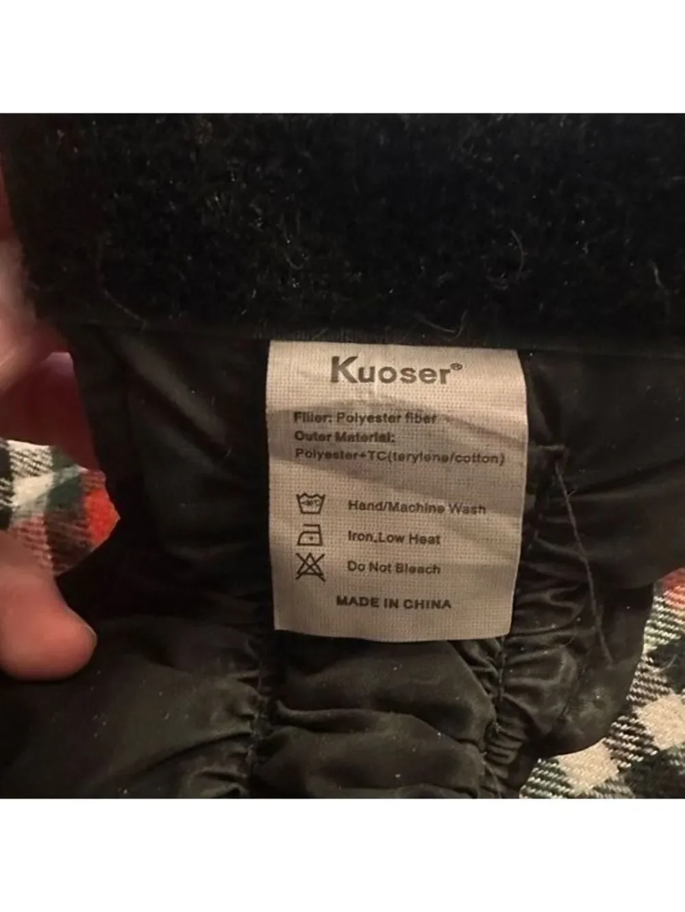 Kuoser Reversible Dog Flannel Sz S